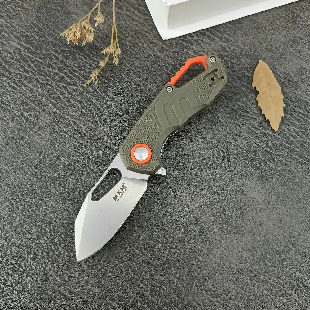 Multi-purpose Liner Lock Hunting EDC Pocket Knife 8Cr13 Blade Survival Camping Folding Knife Nylonfiber Handle