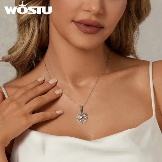 Sterling Silver Enamel Flying Dragon Star Pendant Heart Love Supermom Charm Fit DIY Bracelet Gift for Mother's Day