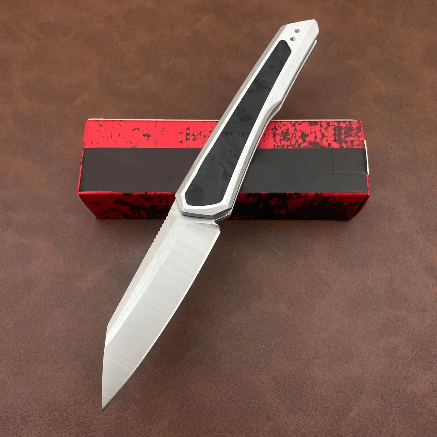 D2 Blade Pocket Knife | Carbon Fiber & T6 Aluminum Handle | Origin Zero