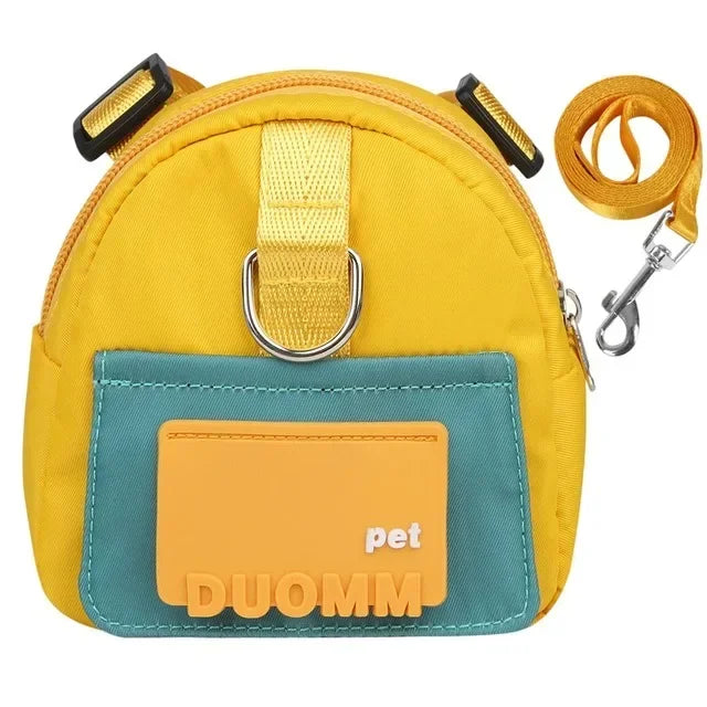 Dog Harness & Leash Set with Treat Pouch – Breathable No-Pull Puppy Harness for Small Dogs – Outdoor Training & Walking Kit