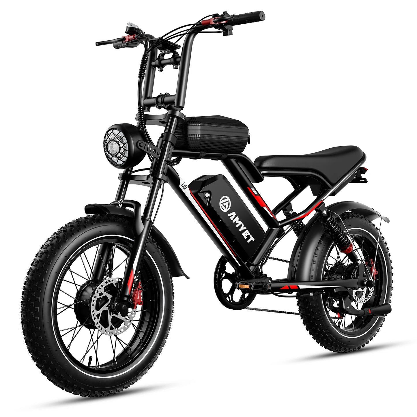 AMYET S8 2000W Dual Motor Electric Bike | 75+ Mile Range, Fat Tire Ebike | Origin Zero