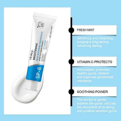 Oralhoe 120g Probiotic Toothpaste Sp6 Whitening Tooth Yellow Stain Removal Oral Hygiene Fresh Breath Repair Gum Teeth Whitener