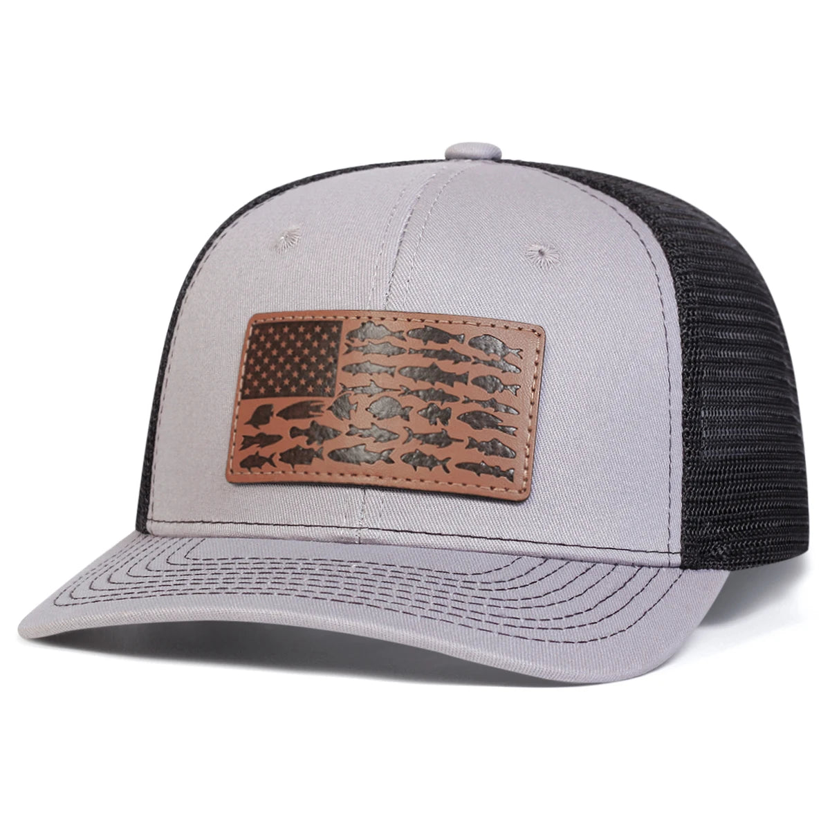Unisex Fish Flag Baseball Cap | Mesh Trucker Hat, Adjustable, 4 Colors | Origin Zero