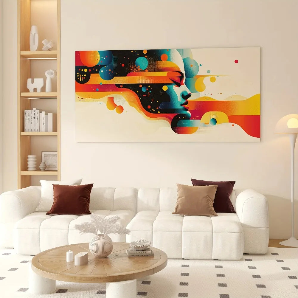 Never-ending loop: Emotional visualization, suitable for interior decoration, 1.5 inch thick pine solid wood frame