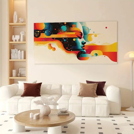 Never-ending loop: Emotional visualization, suitable for interior decoration, 1.5 inch thick pine solid wood frame