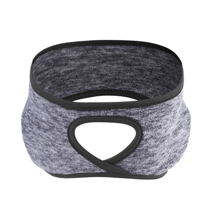 Women's Winter Ponytail Headband & Ear Warmer – Running, Ski, Yoga & Gym Sports Headwear