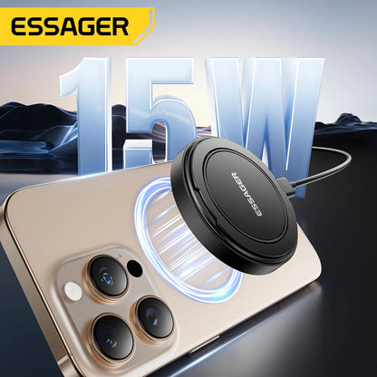 Essager 15W Magnetic Wireless Charger & Stand | MagSafe iPhone 16-12 | Origin Zero