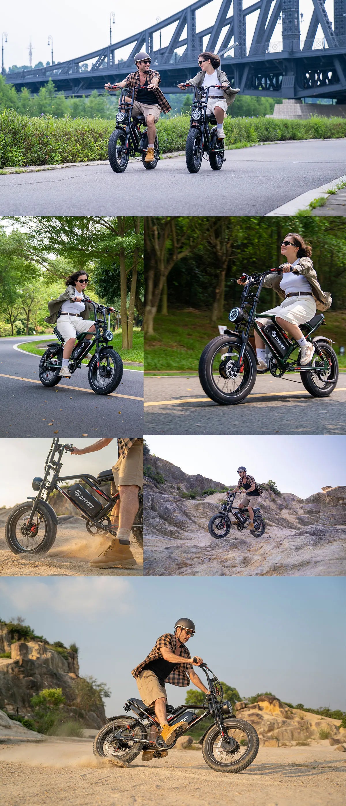 AMYET S8 2000W Dual Motor Electric Bike | 75+ Mile Range, Fat Tire Ebike | Origin Zero