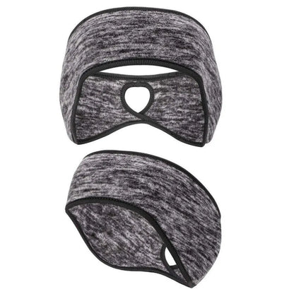 Women's Winter Ponytail Headband & Ear Warmer – Running, Ski, Yoga & Gym Sports Headwear