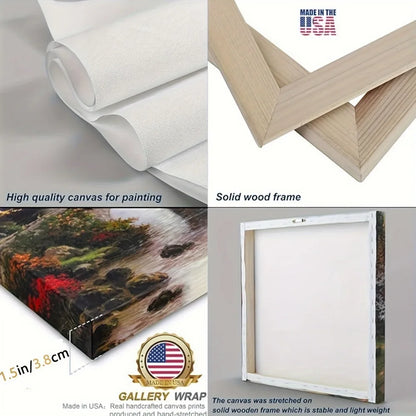 Never-ending loop: Emotional visualization, suitable for interior decoration, 1.5 inch thick pine solid wood frame
