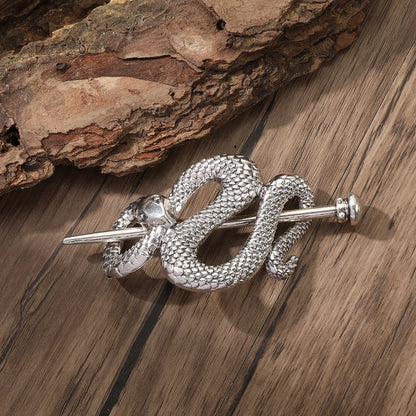 Viking Retro Python Hairpin Hair Accessories Celtic Knot Hair Stick Fashion Trendy Versatile Headwear Scandinavian Norwegian Style Accessories Party Accessories Valentine's Day Mother's Day Birthday Gift