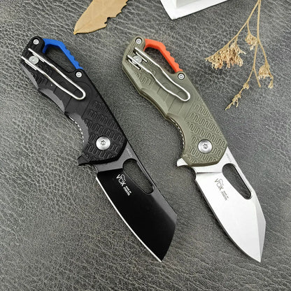 Multi-purpose Liner Lock Hunting EDC Pocket Knife 8Cr13 Blade Survival Camping Folding Knife Nylonfiber Handle