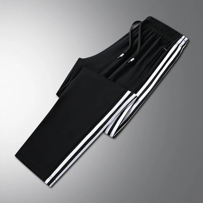 Men’s Ice Silk Jogger Pants – Lightweight Casual Sweatpants with Drawstring – Plus Size M–8XL, Loose Fit for Sports, Fitness & Everyday Wear