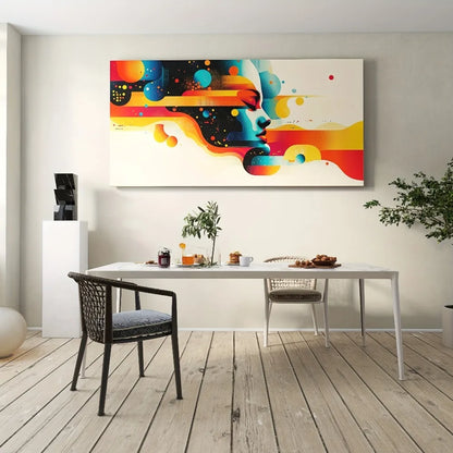 Never-ending loop: Emotional visualization, suitable for interior decoration, 1.5 inch thick pine solid wood frame