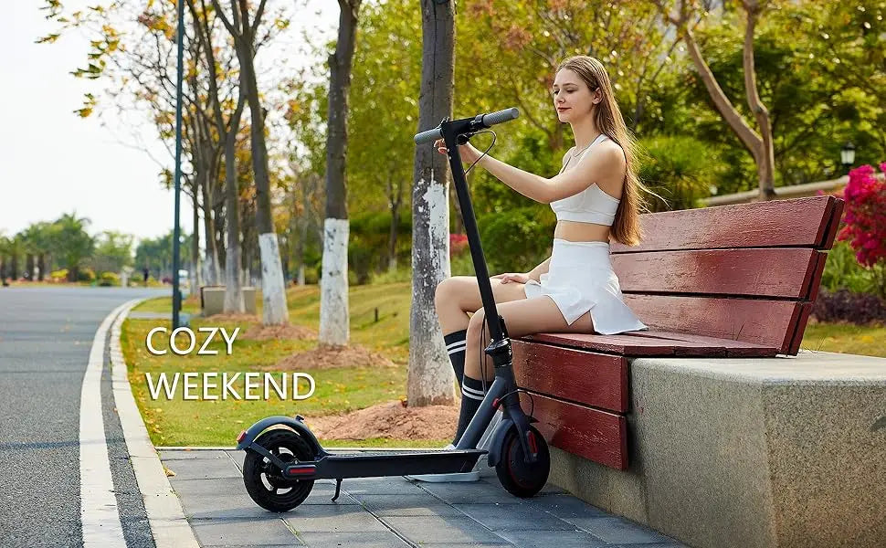 AOVOPRO G5.0 Foldable Electric Scooter – 350W Motor, 19 MPH, 16–21 Mile Range, 8.5" Tires