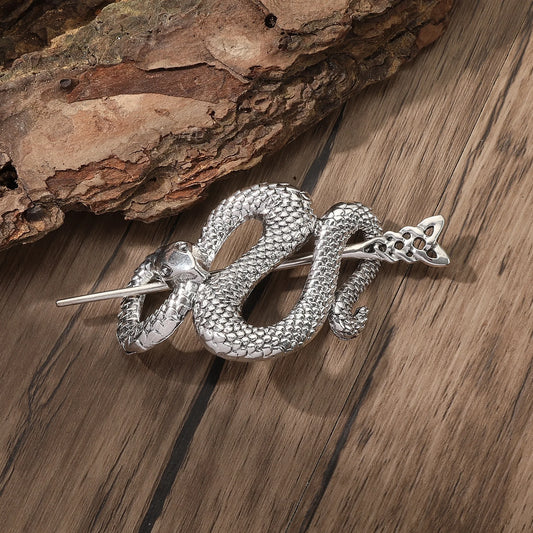 Viking Retro Python Hairpin Hair Accessories Celtic Knot Hair Stick Fashion Trendy Versatile Headwear Scandinavian Norwegian Style Accessories Party Accessories Valentine's Day Mother's Day Birthday Gift