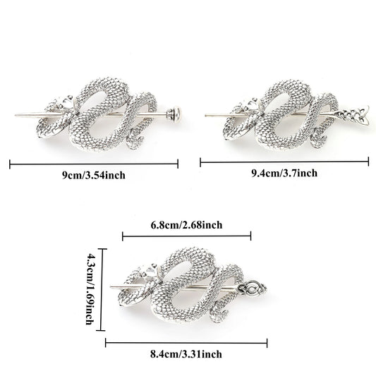 Viking Retro Python Hairpin Hair Accessories Celtic Knot Hair Stick Fashion Trendy Versatile Headwear Scandinavian Norwegian Style Accessories Party Accessories Valentine's Day Mother's Day Birthday Gift