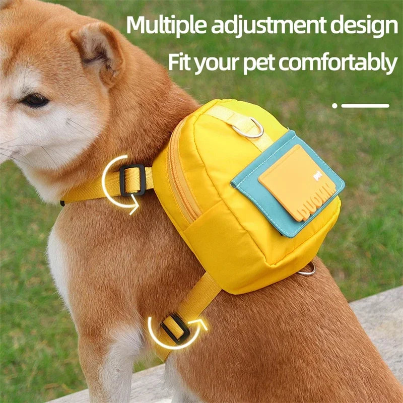 Dog Harness & Leash Set with Treat Pouch – Breathable No-Pull Puppy Harness for Small Dogs – Outdoor Training & Walking Kit
