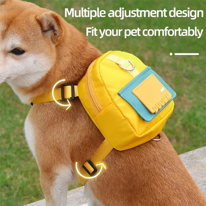 Dog Harness & Leash Set with Treat Pouch – Breathable No-Pull Puppy Harness for Small Dogs – Outdoor Training & Walking Kit