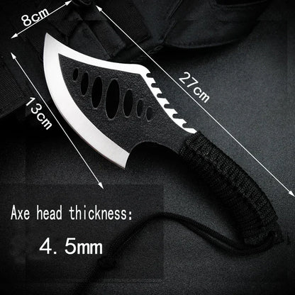 Compact Outdoor Tomahawk Axe | Stainless Steel Survival Machete | Origin Zero