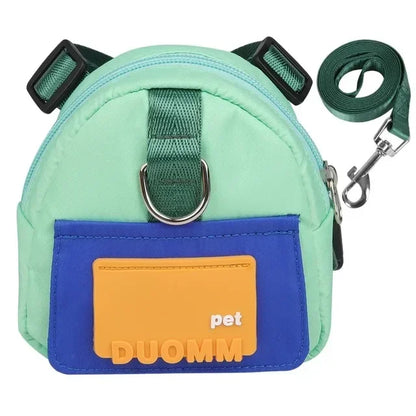 Dog Harness & Leash Set with Treat Pouch – Breathable No-Pull Puppy Harness for Small Dogs – Outdoor Training & Walking Kit