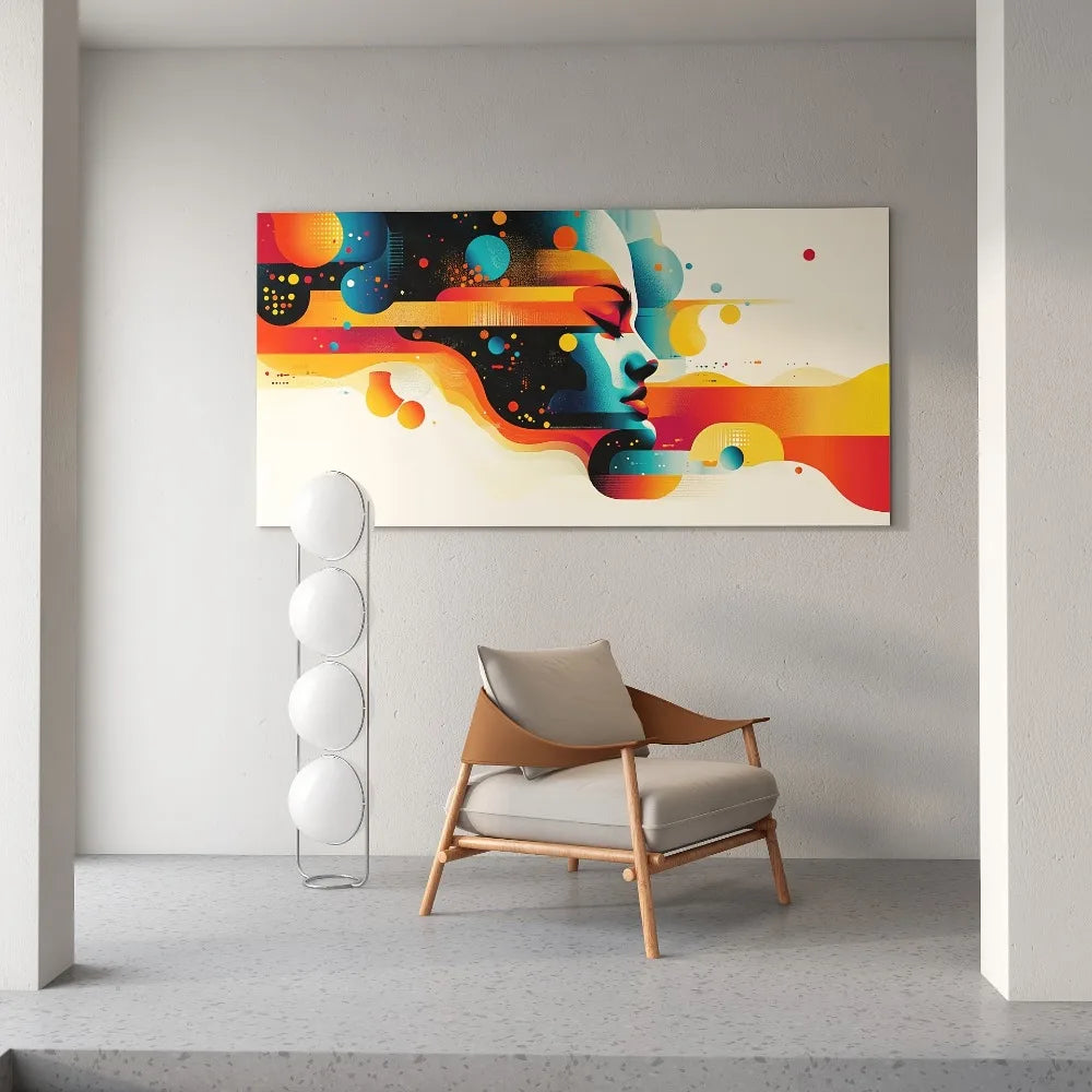 Never-ending loop: Emotional visualization, suitable for interior decoration, 1.5 inch thick pine solid wood frame