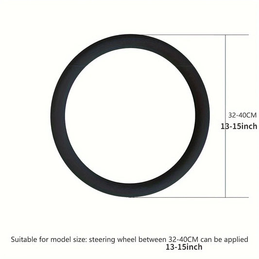 Silicone Steering Wheel Cover | Elastic Grip, Soft Touch, 19 Colors