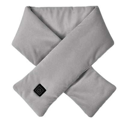 Electric Heating Scarf USB Charging Electric Heated Scarf Cold-Proof Heated Neck Scarf Washable for Climbing Hiking Cycling