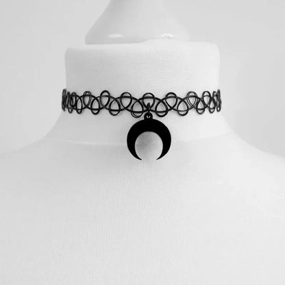 Limited Black Velvet Cross Bead Necklace for Women, Gothic Choker, Grunge, Gorgeous Jewelry, Punk Gift, Statement Goth, New