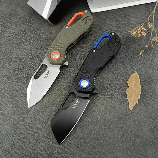 Multi-purpose Liner Lock Hunting EDC Pocket Knife 8Cr13 Blade Survival Camping Folding Knife Nylonfiber Handle