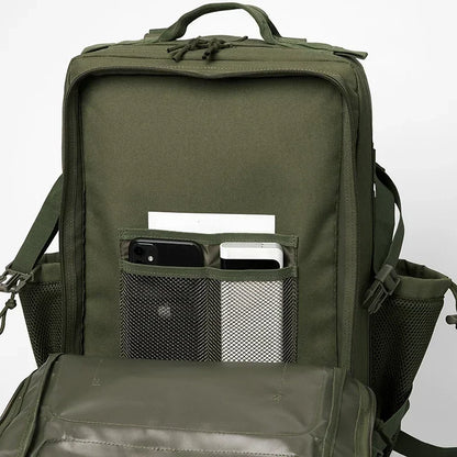45L Tactical Backpack for Hiking, Camping & Travel | Men & Women | Bottle Holder | Origin Zero