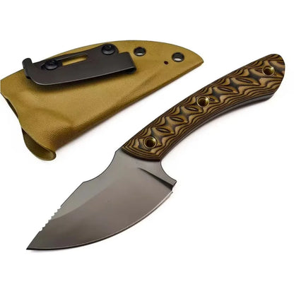 TOP Fixed Blade Knife High Hardness 8Cr13MoV Blade G10 Handle with Sheath Wilderness Hunting EDC Survival Holiday Gifts Tool