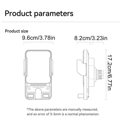 Wireless Phone Charger for Car 15W Fast Charging Air Vent Phone Holders