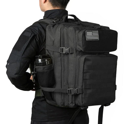 45L Tactical Backpack for Hiking, Camping & Travel | Men & Women | Bottle Holder | Origin Zero