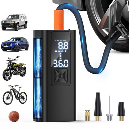 Portable Tire Inflator Air Compressor | 150PSI, 25000mAh, LED Light | Origin Zero