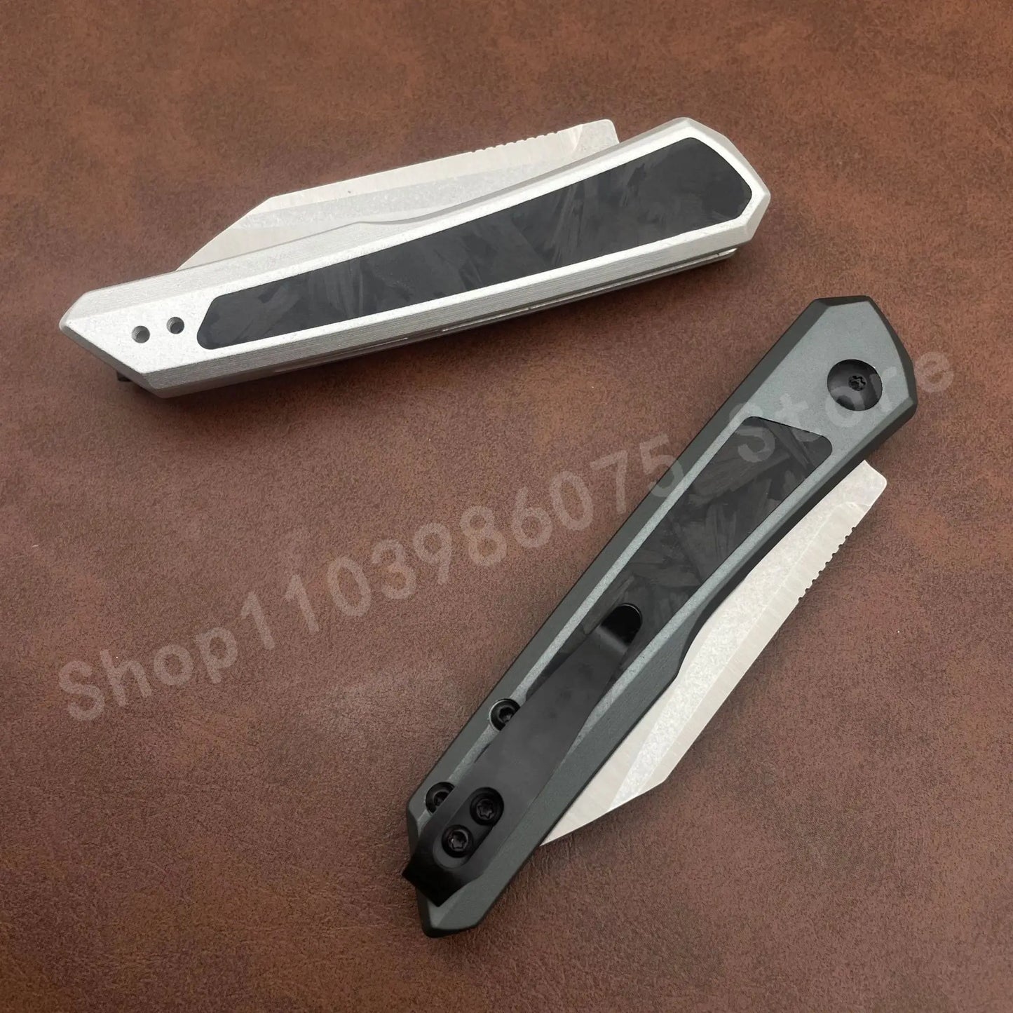 D2 Blade Pocket Knife | Carbon Fiber & T6 Aluminum Handle | Origin Zero