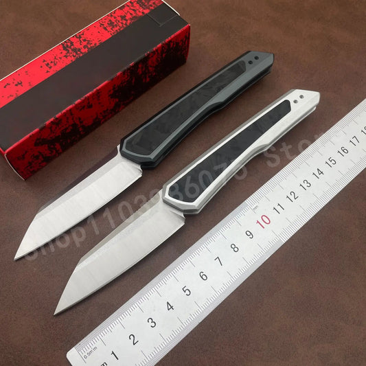 D2 Blade Pocket Knife | Carbon Fiber & T6 Aluminum Handle | Origin Zero