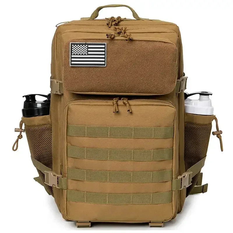 45L Tactical Backpack for Hiking, Camping & Travel | Men & Women | Bottle Holder | Origin Zero