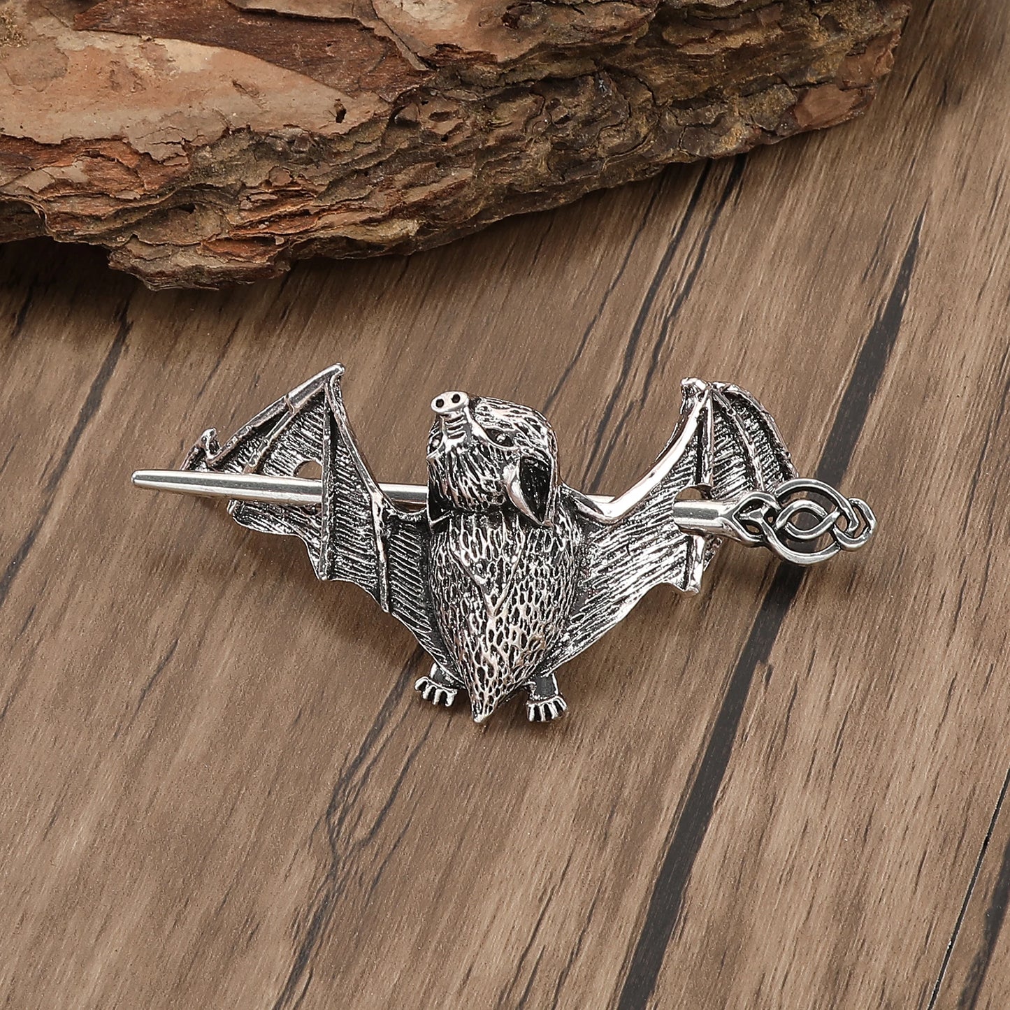 Viking Retro Gothic Hair Accessories Bat Hairpin Celtic Knot Hair Stick Hairpin Hair Accessories Scandinavian Norwegian Style Hair Accessories Party Accessories Valentine's Day Mother's Day Birthday Gift