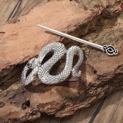 Viking Retro Python Hairpin Hair Accessories Celtic Knot Hair Stick Fashion Trendy Versatile Headwear Scandinavian Norwegian Style Accessories Party Accessories Valentine's Day Mother's Day Birthday Gift