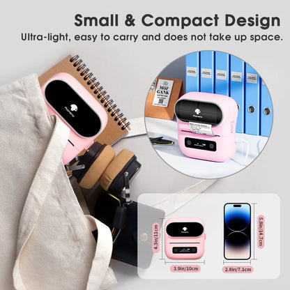 Phomemo Label Printer M220 Label Maker Mini Barcode Label Printer Wireless Portable Sticker Label Maker Machine for Address