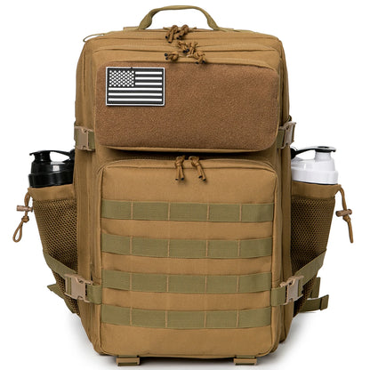 45L Tactical Backpack for Hiking, Camping & Travel | Men & Women | Bottle Holder | Origin Zero