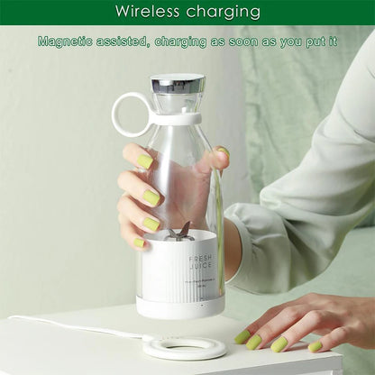 MIKO NICE Portable Mini Personal Blender – Wireless Electric Smoothie & Juice Maker, 350ml, USB Rechargeable