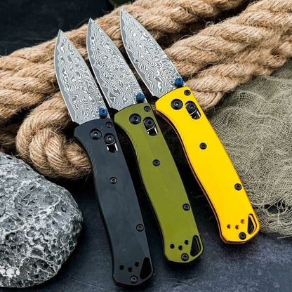 BM Bugout 533 Folding Knife | D2 Blade & Aluminum Handle | Origin Zero