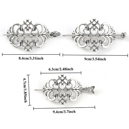 Scandinavian Viking Celtic Knot Love Hairpin Retro Irish Hair Stick Hairpin Women's Hair Accessories Party Accessories Valentine's Day Mother's Day Birthday Gift