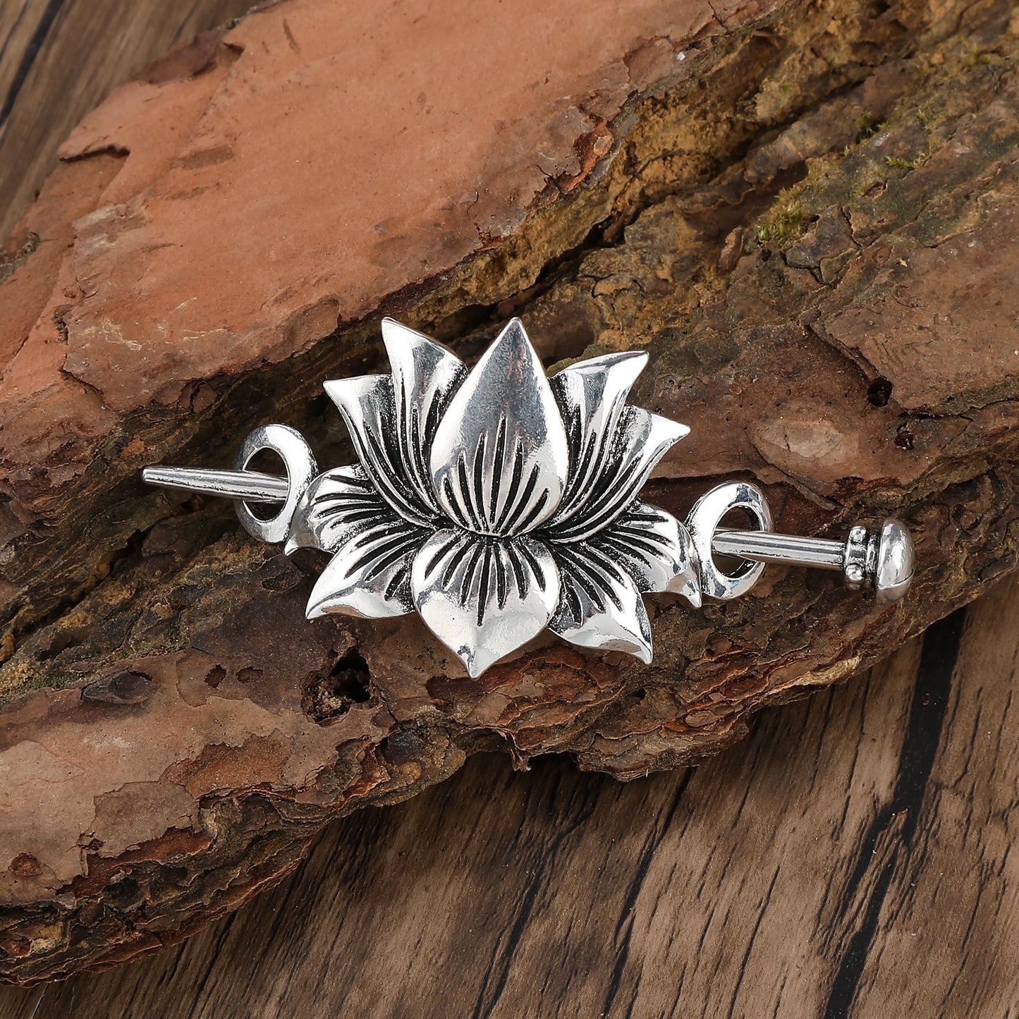 Hot Selling Scandinavian Viking Celtic Knot Lotus Hairpin Irish Retro Hairpin Women's Hair Accessories Valentine's Day Mother's Day Birthday Gift