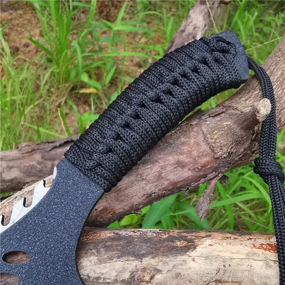 Compact Outdoor Tomahawk Axe | Stainless Steel Survival Machete | Origin Zero