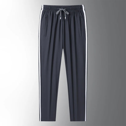 Men’s Ice Silk Jogger Pants – Lightweight Casual Sweatpants with Drawstring – Plus Size M–8XL, Loose Fit for Sports, Fitness & Everyday Wear