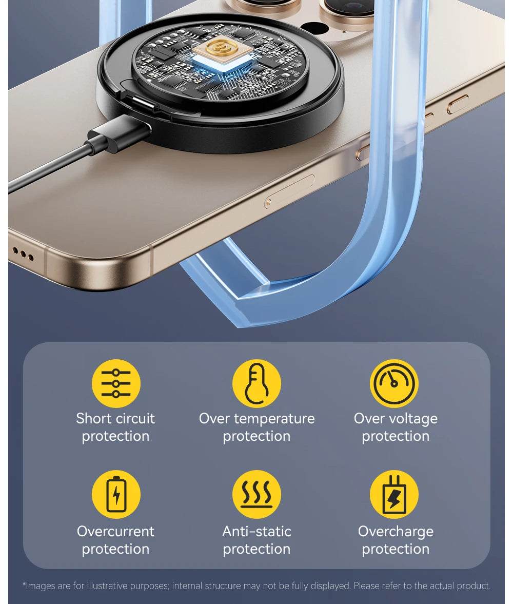 Essager 15W Magnetic Wireless Charger & Stand | MagSafe iPhone 16-12 | Origin Zero