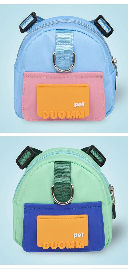 Dog Harness & Leash Set with Treat Pouch – Breathable No-Pull Puppy Harness for Small Dogs – Outdoor Training & Walking Kit